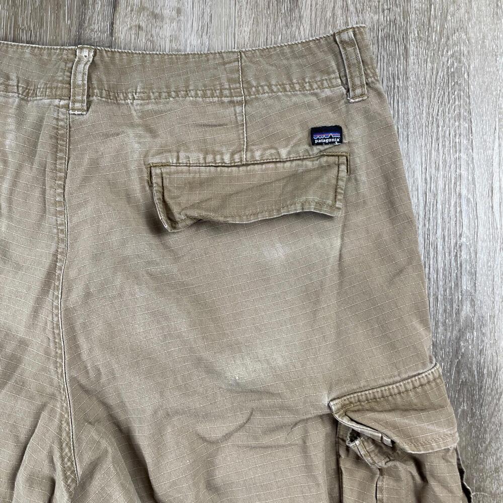 Patagonia Organic Cotton Cargo Shorts Men's 34 X 10 57715 Y2K Ripstop Skater - Picture 12 of 16